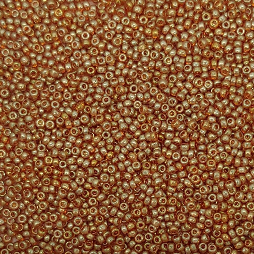 11/0 Topaz Gold Luster Miyuki Glass Seed Beads, 311-28 Grams