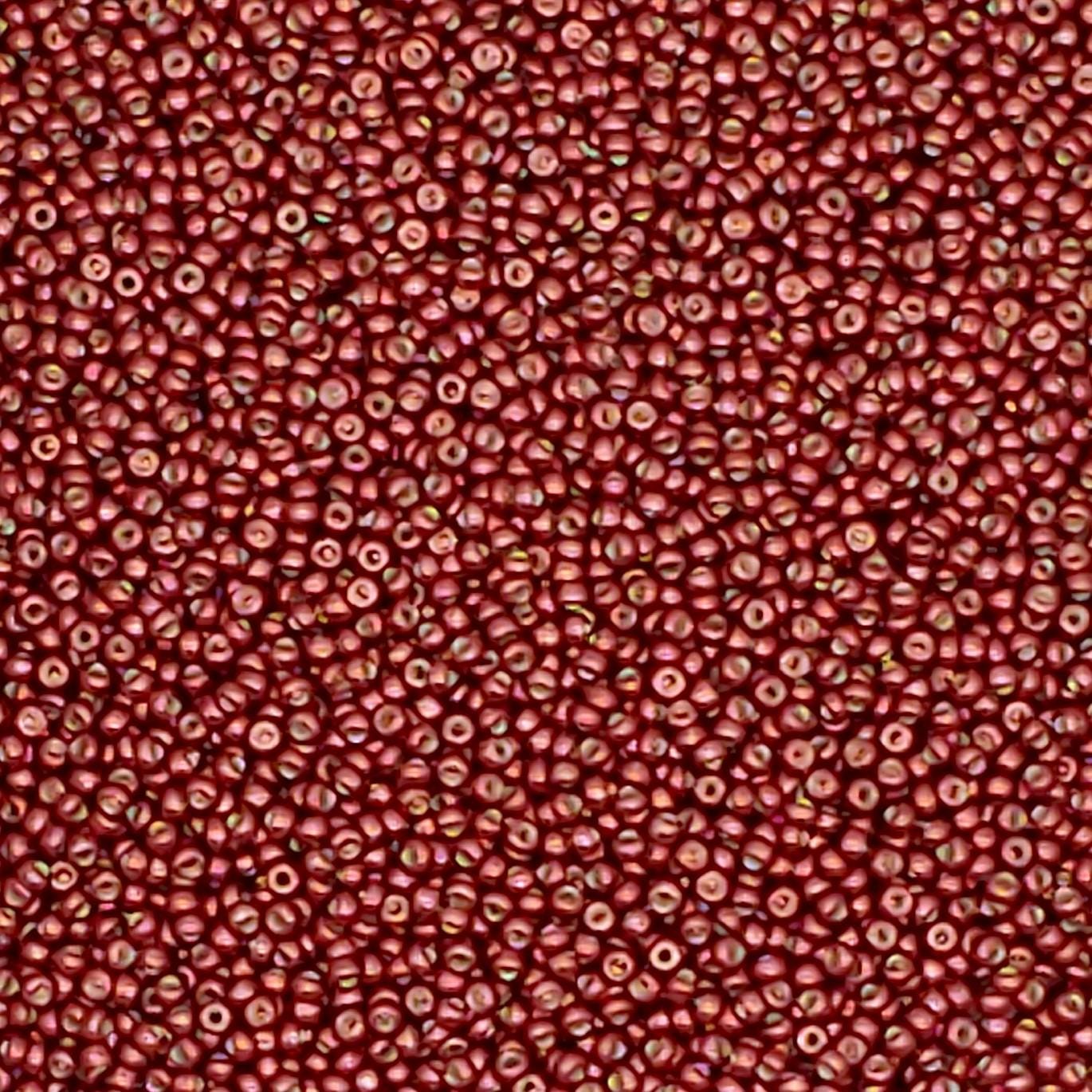 11/0 Galvanized Wine Miyuki Glass Seed Beads, 1089-10 grams