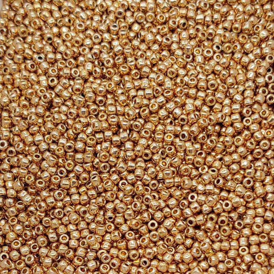 11/0 Toho Champagne Permafinish, color PF592 Round Seed Bead 10 grams