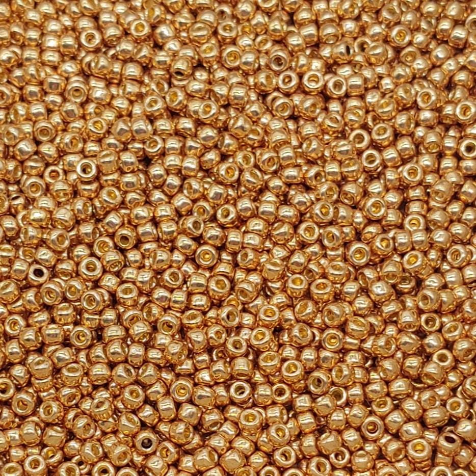 8/0 Toho Champagne Permafinish, PF592 Round Seed Bead
