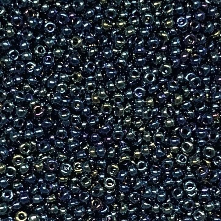 11/0 Metallic Dark Blue Iris, Miyuki Seed Beads 452