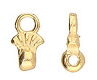 Cymbal Pilos 8/0 Bead Ending, Choose a Color and Quantity, 012326 - 4 pieces