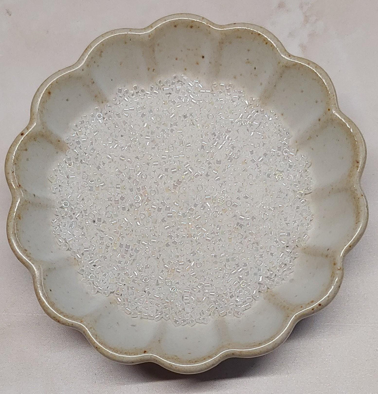 Miyuki 11/0 Delica DB0222 White Opal AB