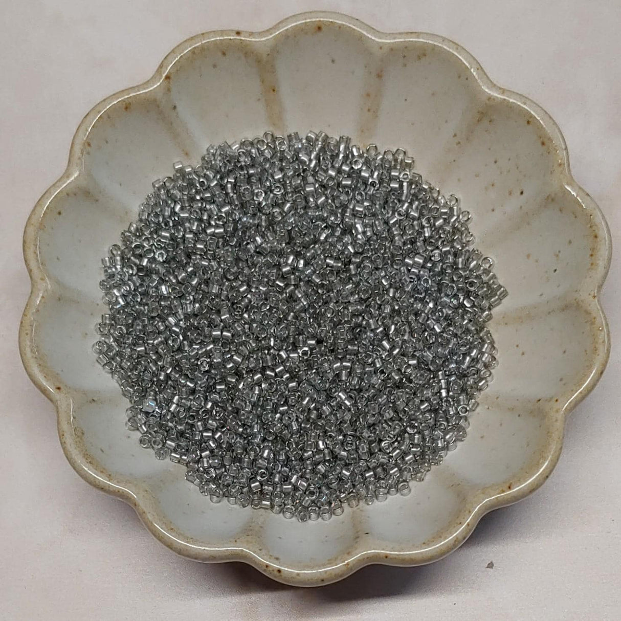 Miyuki 11/0 Delica DB2393 Inside Dyed Silver