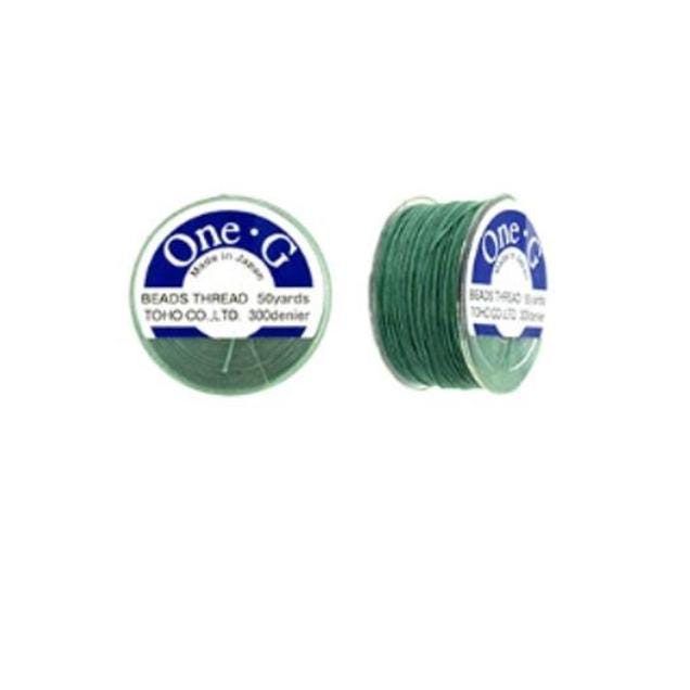 One-G Toho Nylon Beading Thread Mint Green-50 Yards 125 Yards