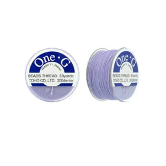 One-G Toho Nylon Beading Thread Lt Lavender-50 Yards 125 Yards