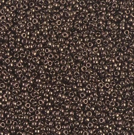 15/0 Metallic Chocolate, Miyuki Seed Bead, 461