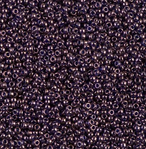 15/0 Sapphire Gold Luster Miyuki Glass Seed Beads, 308
