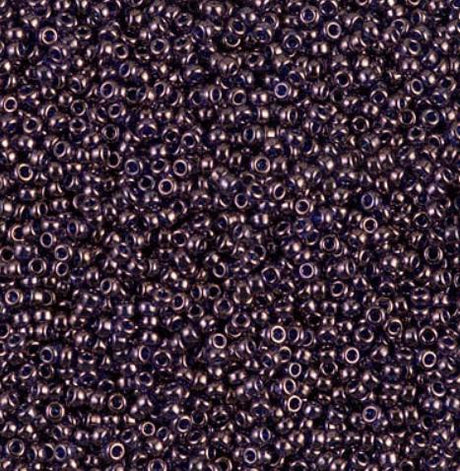 15/0 Sapphire Gold Luster Miyuki Glass Seed Beads, 308