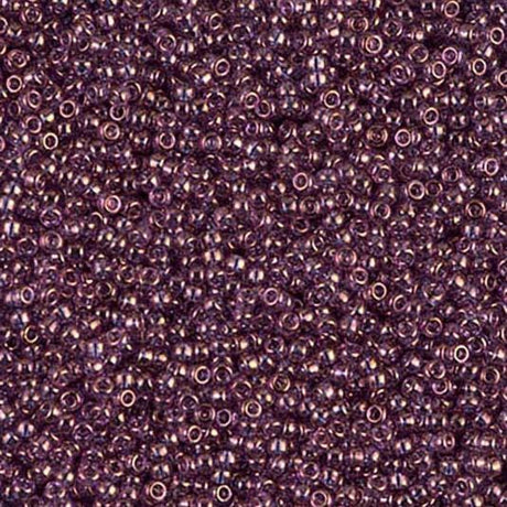 15/0 Amethyst Gold Luster Miyuki Glass Seed Beads, 312