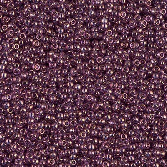 15/0 Amethyst Gold Luster Miyuki Glass Seed Beads, 312