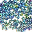 8/0 Duracoat Galvanized Miyuki Seed Bead, Metallic Indigo Iris, 467