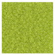 15/0 Matte Transparent Chartreuse, Miyuki Seed Bead, 143F