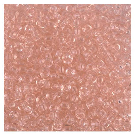 8/0 Transparent Light Tea Rose, Miyuki Seed Bead 155