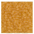 8/0 Matte Transparent Light Topaz, Miyuki Seed Bead 132F