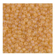 8/0 Matte Transparent Light Topaz AB, Miyuki Seed Bead 132FR