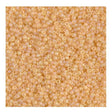 15/0 Matte Transparent Light Topaz AB, Miyuki Seed Bead 132FR