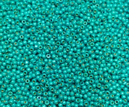 11/0 Toho Matte Turquoise Permafinish, color PF569F Round Seed Bead 10 grams or 20 grams