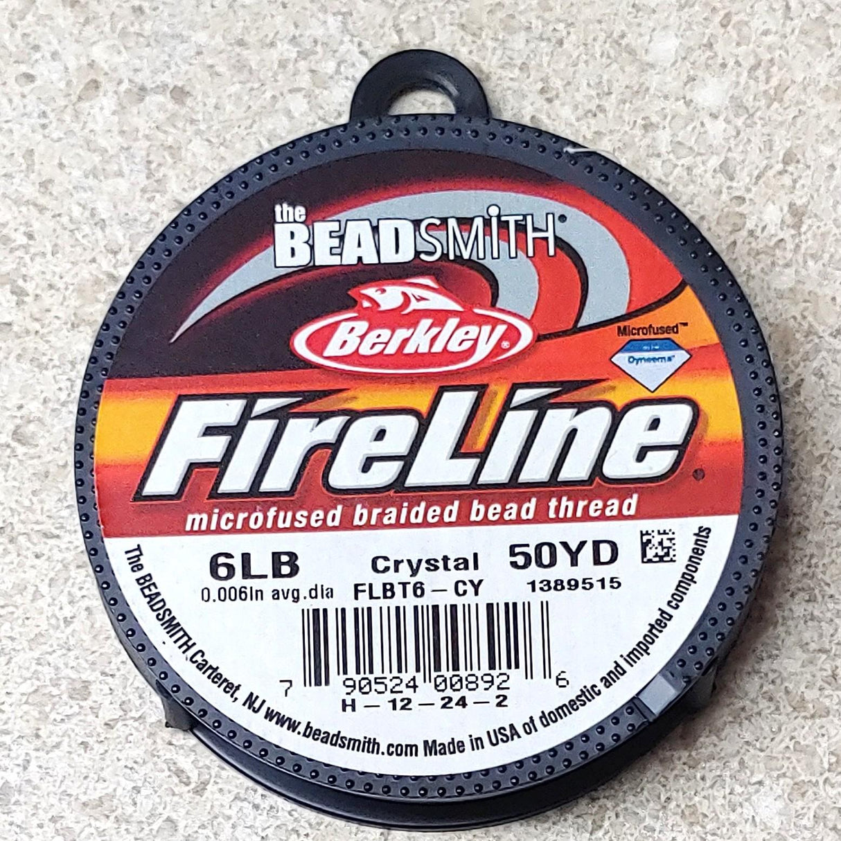 Fireline 6LB Crystal Beading Thread, 50 Yards