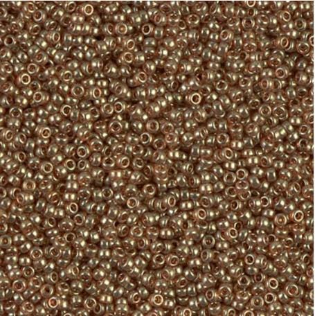 15/0 Topaz Gold Luster Miyuki Glass Seed Beads, 311