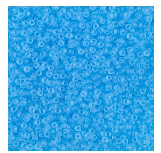 8/0 Matte Transparent Aqua, Miyuki Seed Bead, 8-148F