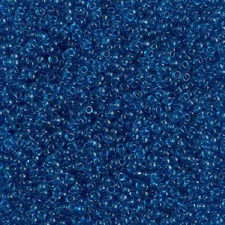 15/0 Transparent Capri Blue, Miyuki Seed Bead, 15-149