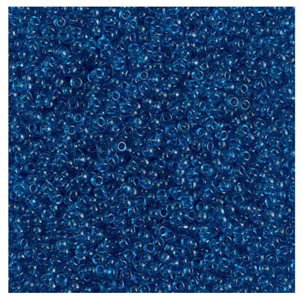 15/0 Transparent Capri Blue, Miyuki Seed Bead, 15-149