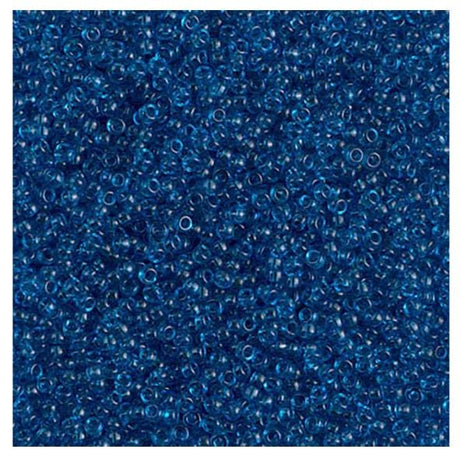 15/0 Transparent Capri Blue, Miyuki Seed Bead, 15-149