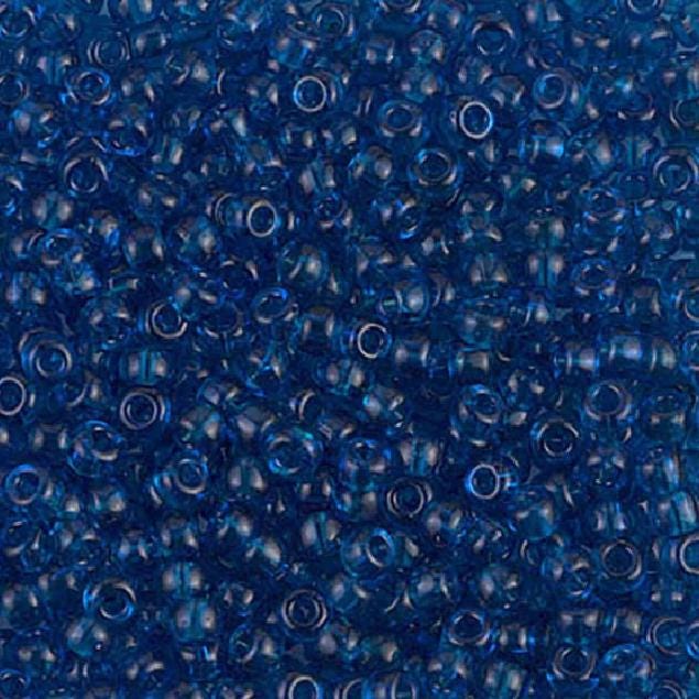 8/0 Transparent Capri Blue, Miyuki Seed Bead, 8-149