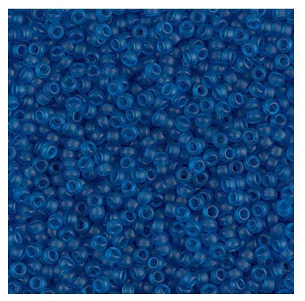 11/0 Matte Transparent Capri Blue, Miyuki Seed Bead, 11-149F