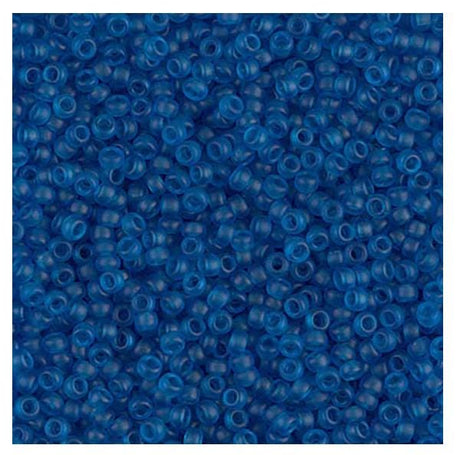 11/0 Matte Transparent Capri Blue, Miyuki Seed Bead, 11-149F