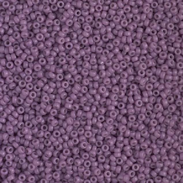 15/0 Duracoat Opaque Dark Orchid, Miyuki size Seed Bead, 15-4489