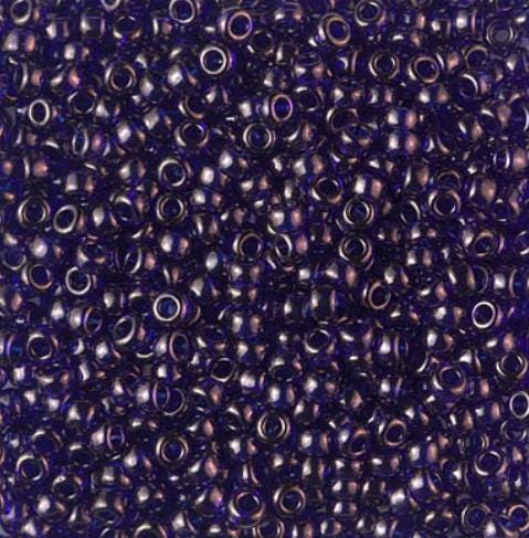 8/0 Sapphire Gold Luster Miyuki Glass Seed Beads, 308