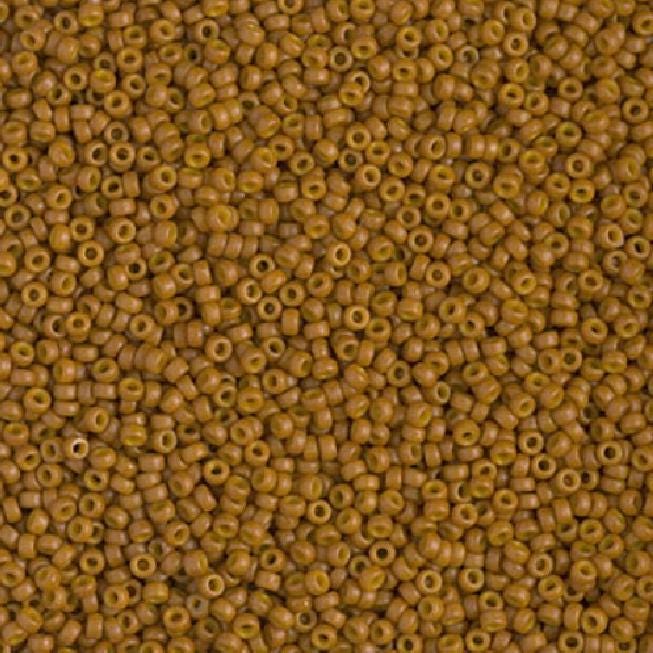 15-4460 Duracoat Dyed Opaque Toast, Miyuki Seed Bead 15/0