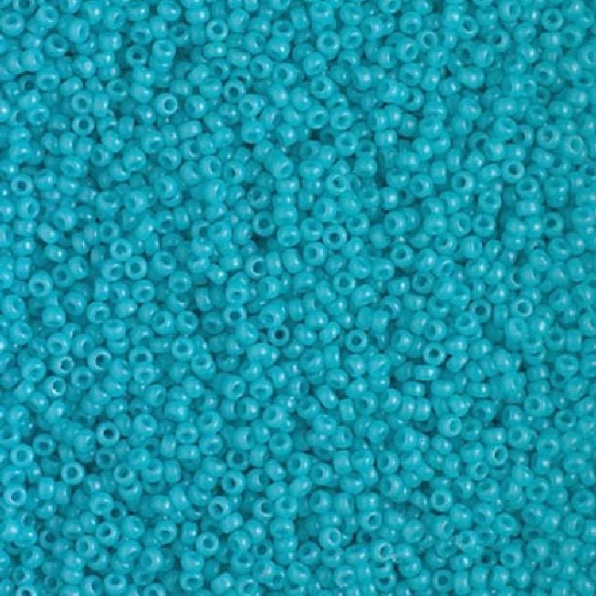 15-4480 Duracoat Dyed Opaque Underwater Blue, Miyuki Seed Bead 15/0