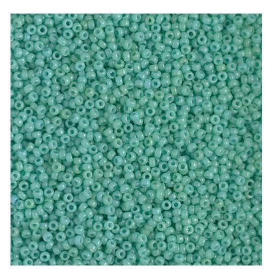 15-4475 Duracoat Dyed Opaque Sea Opal, Miyuki Seed Bead 15/0