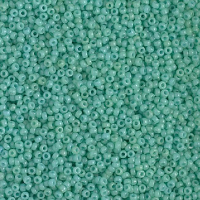 15-4475 Duracoat Dyed Opaque Sea Opal, Miyuki Seed Bead 15/0