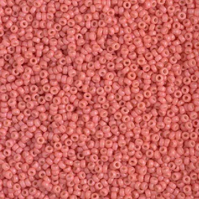 15-4464 Duracoat Dyed Opaque Light Watermelon, Miyuki Seed Bead 15/0