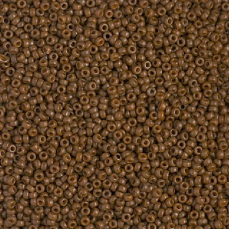 15-4492 Duracoat Dyed Opaque Cognac, Miyuki Seed Bead 15/0