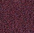 15/0 Cranberry Gold Luster Miyuki Glass Seed Beads, 313