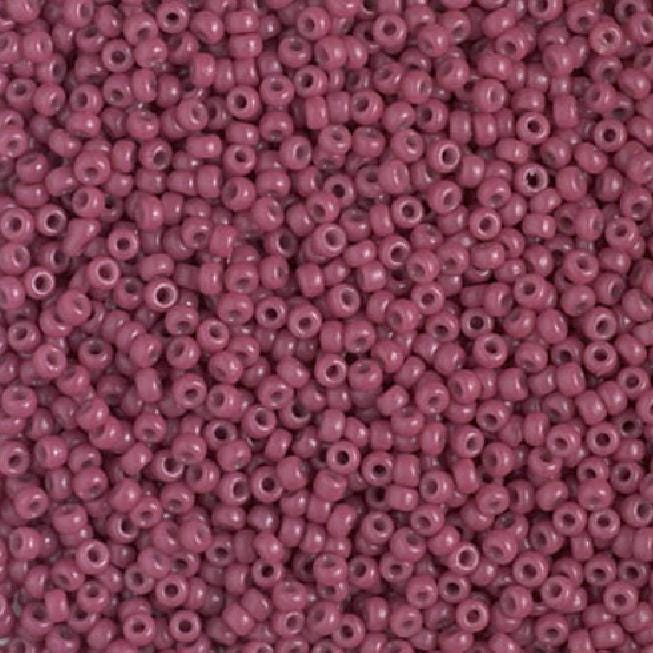 11-4468 Duracoat Dyed Opaque Pansy, Miyuki Seed Bead, 11/0