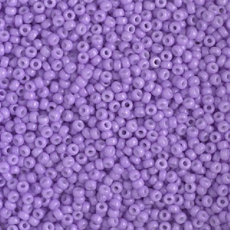 11/0 Duracoat Dyed Miyuki Seed Bead, Opaque Light Purple, 4488