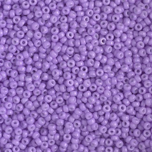 11/0 Duracoat Dyed Miyuki Seed Bead, Opaque Light Purple, 4488