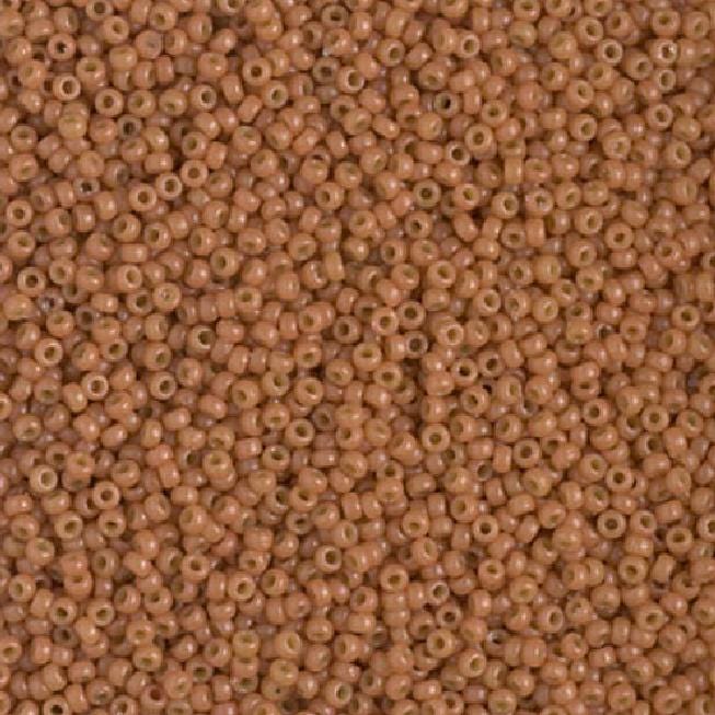 15-4457 Duracoat Dyed Opaque Cedar, Miyuki size Seed Bead, 15/0