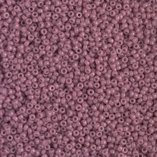 15/0 Duracoat Dyed Miyuki Seed Bead, Opaque Hydrangea, 4487