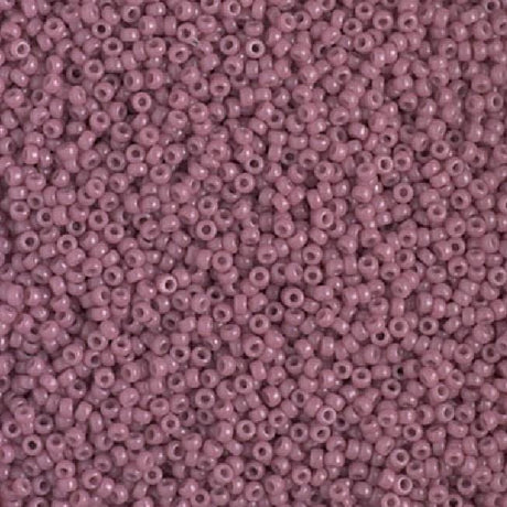 15/0 Duracoat Dyed Miyuki Seed Bead, Opaque Hydrangea, 4487