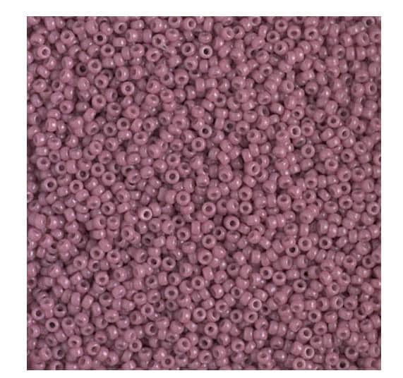 15/0 Duracoat Dyed Miyuki Seed Bead, Opaque Hydrangea, 4487