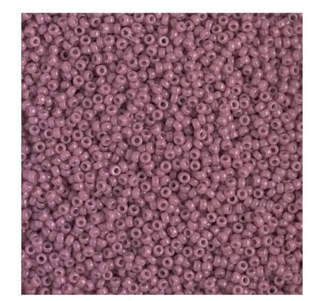 15/0 Duracoat Dyed Miyuki Seed Bead, Opaque Hydrangea, 4487