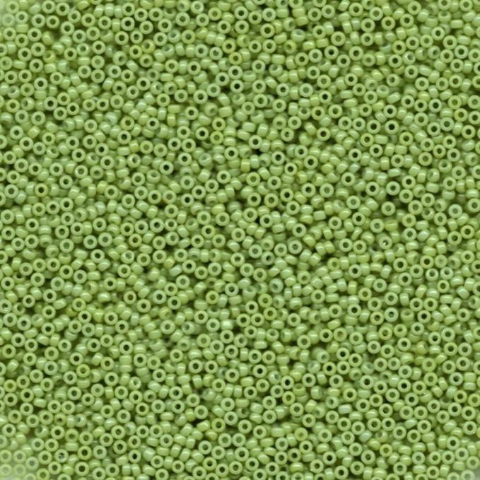 15/0 Duracoat Dyed Miyuki Seed Bead, Opaque Fennel, 4473