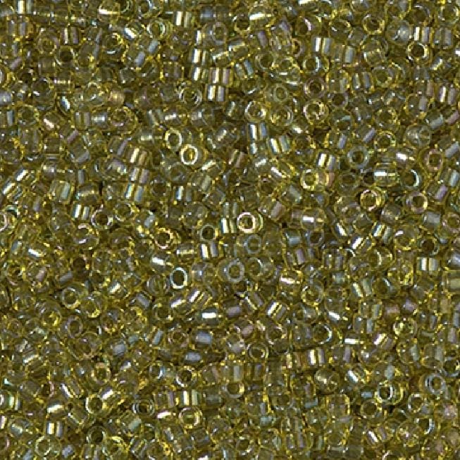DB2377 11/0 Inside Dyed Lime Miyuki Delica
